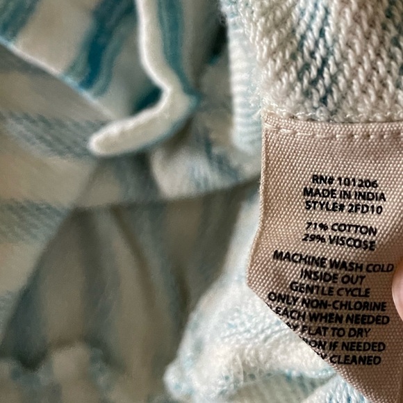 Soft Surroundings| Nautical Striped Long Tunic Sweater, Size Large•••Beachy - Picture 9 of 13